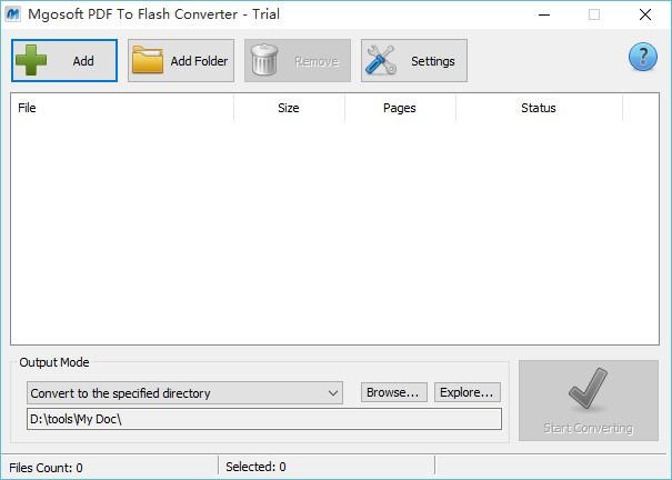 Mgosoft PDF To Flash Converter下载,PDF转Flash工具,PDF转Flash